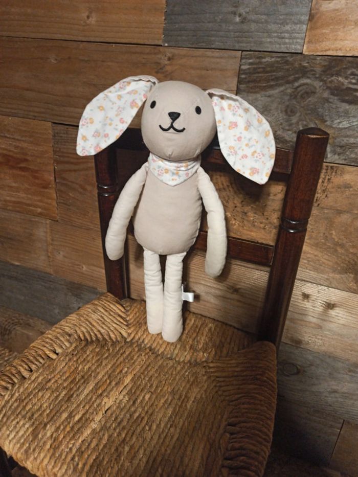 peluche lapin bout'chou tbe - photo numéro 2