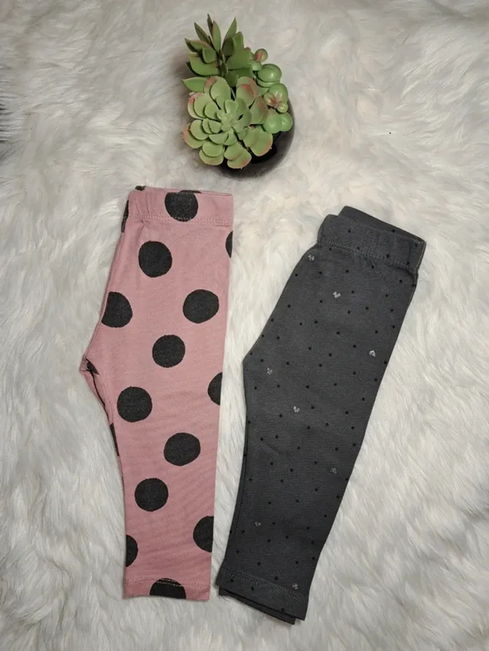 Lot de 2 leggings