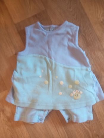 Combinaison short fille 3 mois