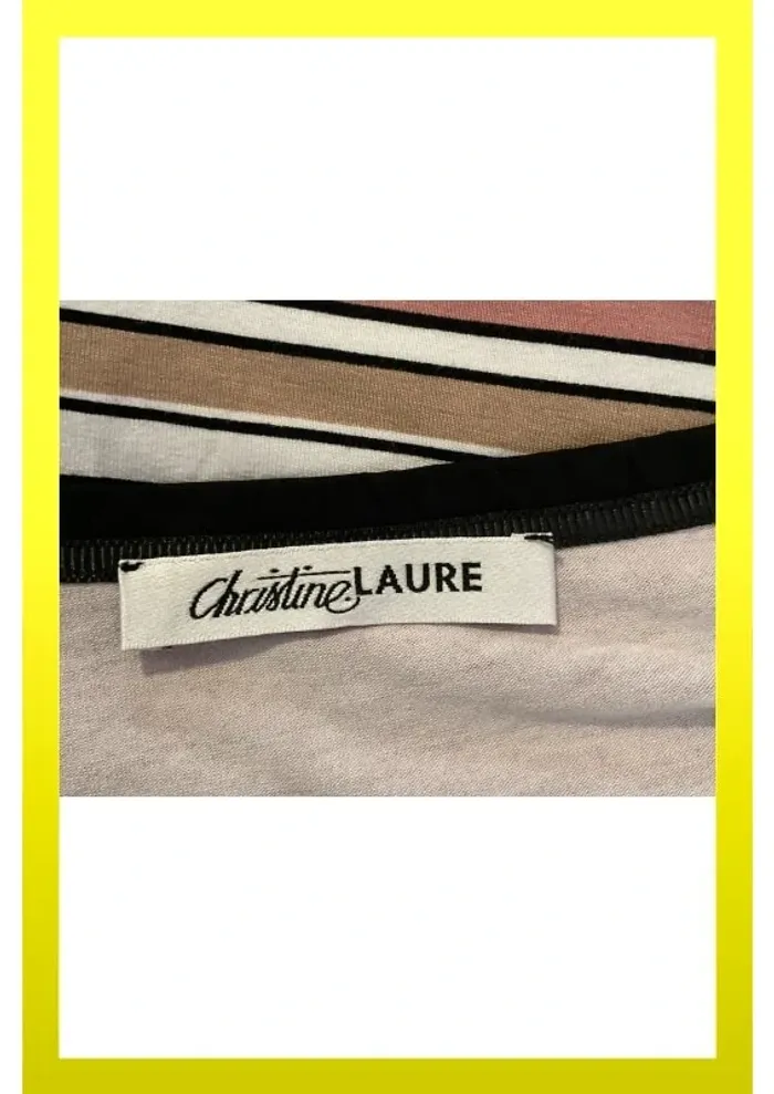 T-shirt manches 7/8éme " Christine Laure " - photo numéro 6