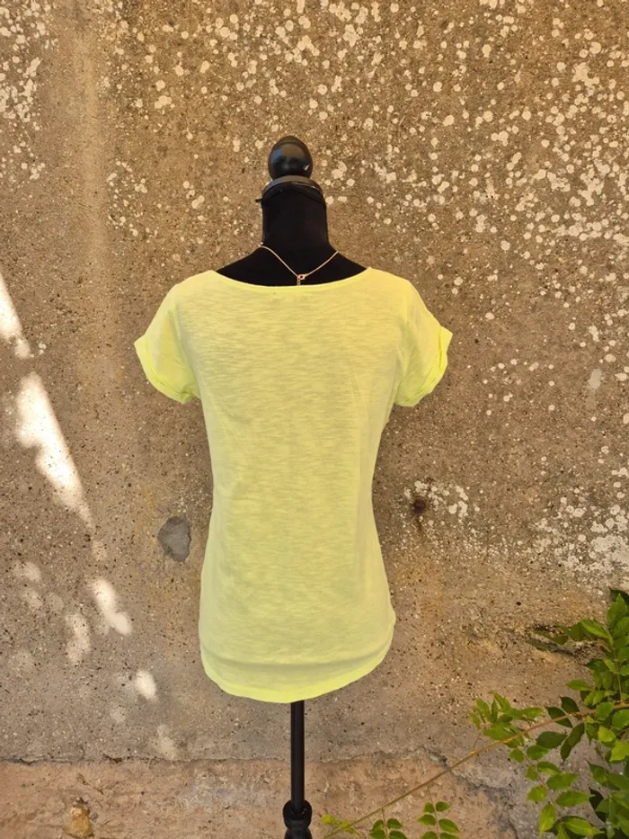 T-Shirt Grain de Malice en coton Jaune T.36 - photo numéro 2