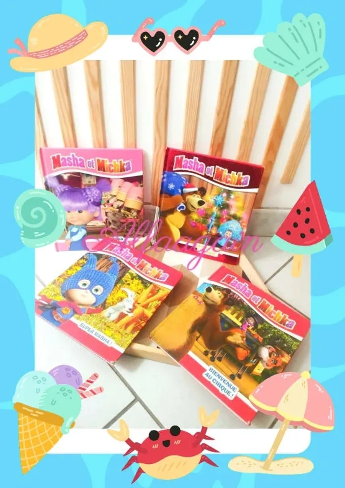 Lot livres Masha mishka