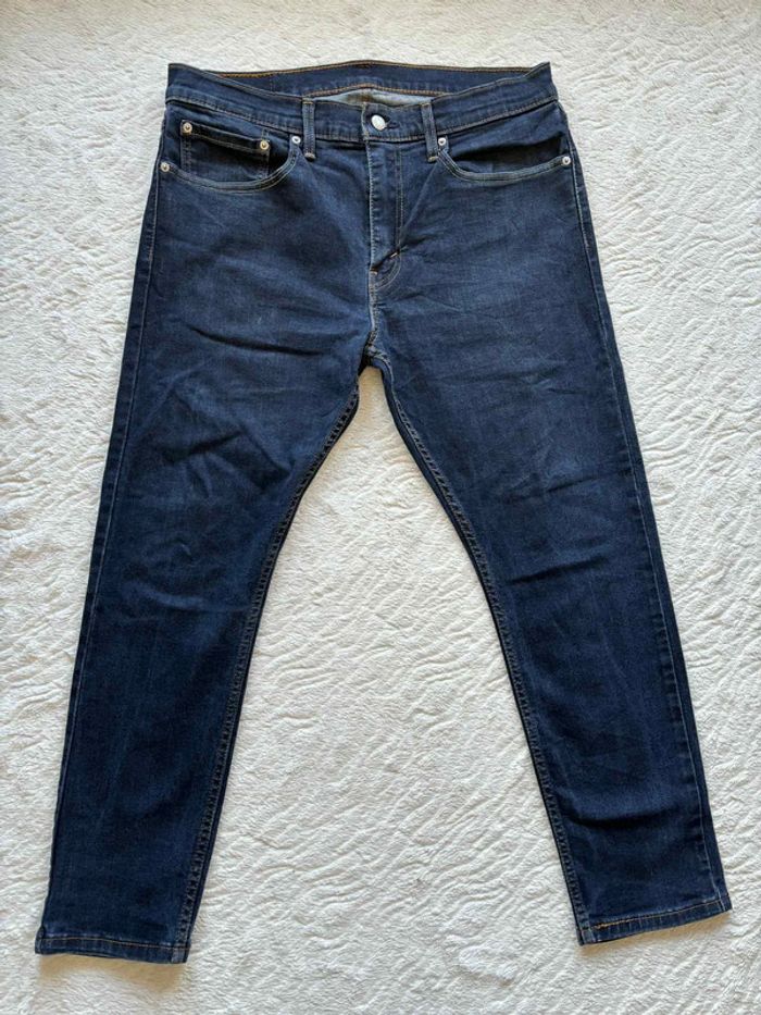 Jean Levi’s homme 512 Slim Taper L/44 W34 L29 – Coupe ajustée droite bleu marine état impeccable - photo numéro 3