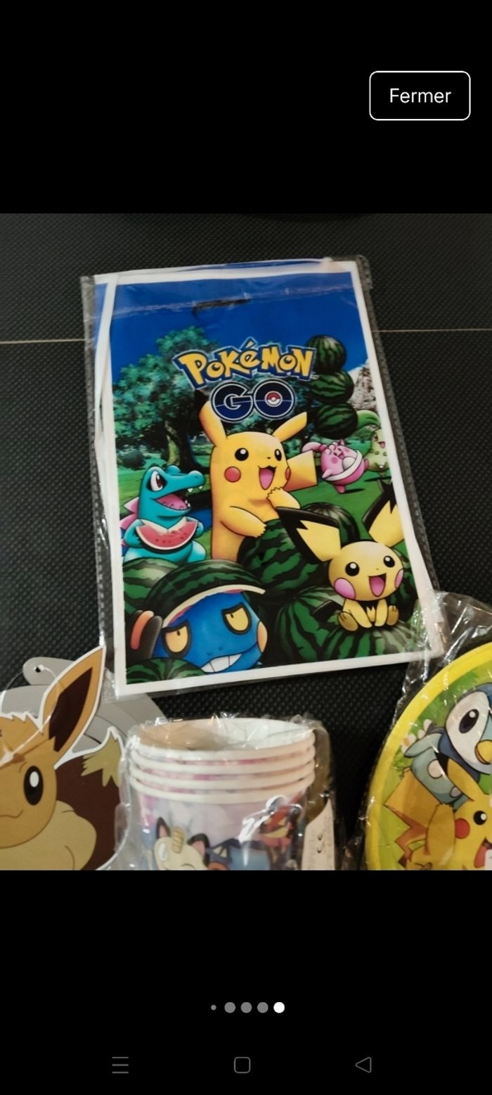 Lot anniversaire pokémon - photo numéro 7