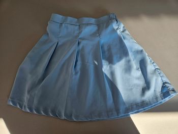Jupe fluide bleu ciel 9 ans