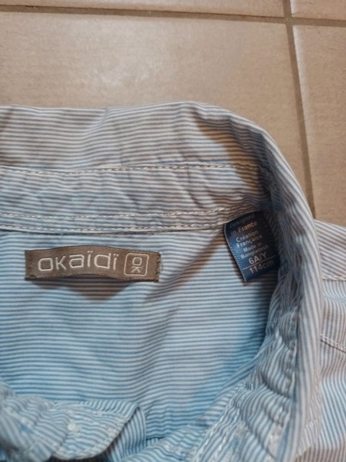 Chemise okaidi 6 ans - photo numéro 4