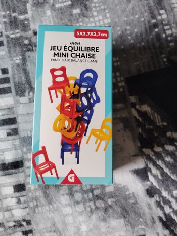 Jeux équilibre mini chaise