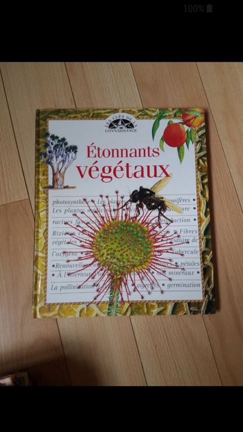 Livre les clés de la connaissance  élément végétaux