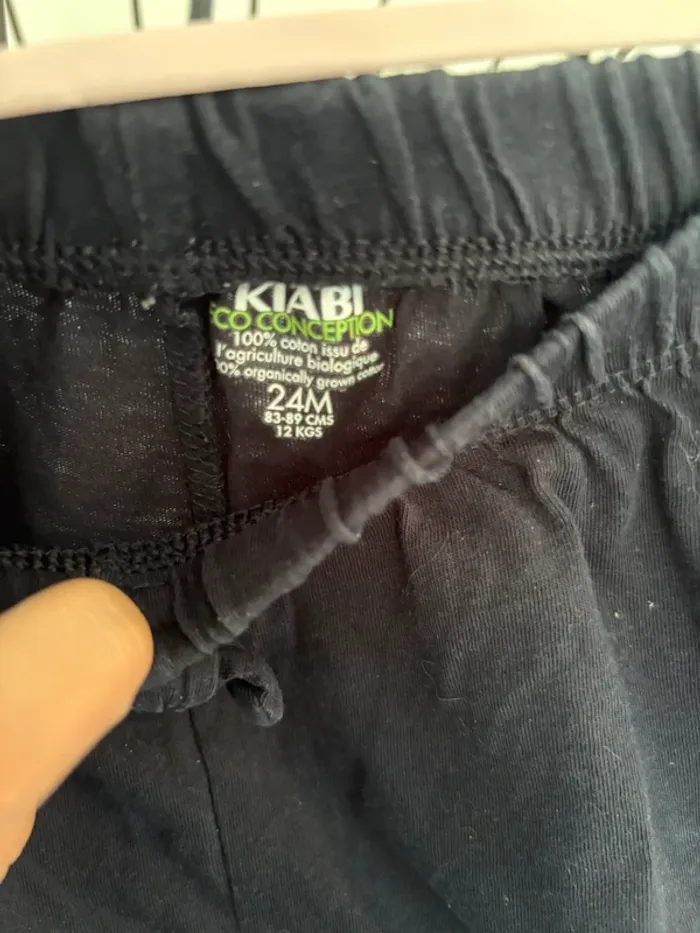 Short bleu marine Kiabi – Taille 24 mois (83/89 cm) - photo numéro 2