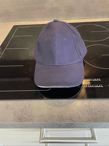 Casquette marine en coton