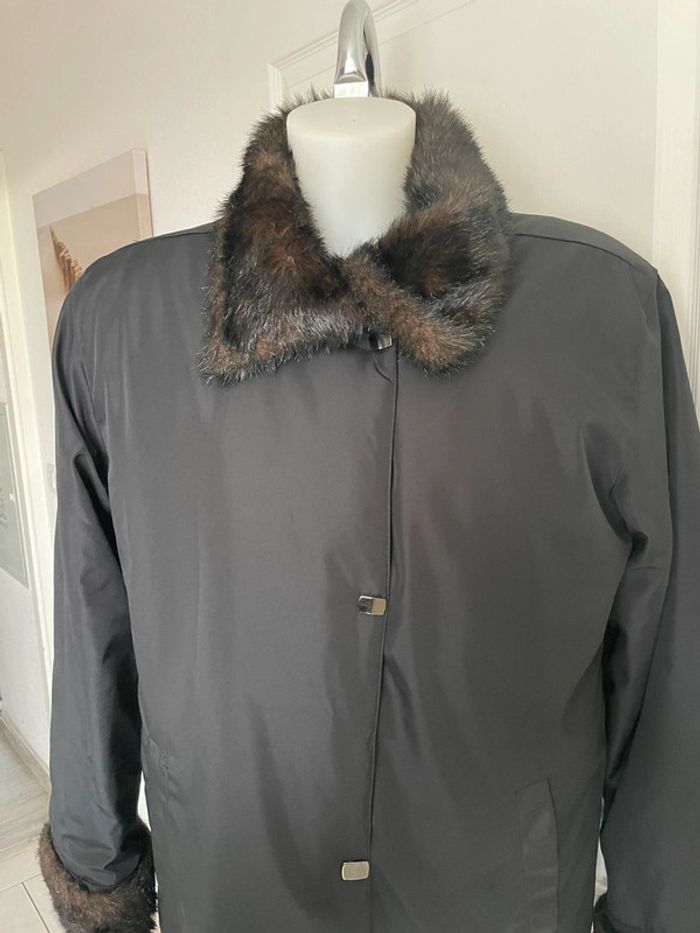 Manteau doudoune noir - photo numéro 5