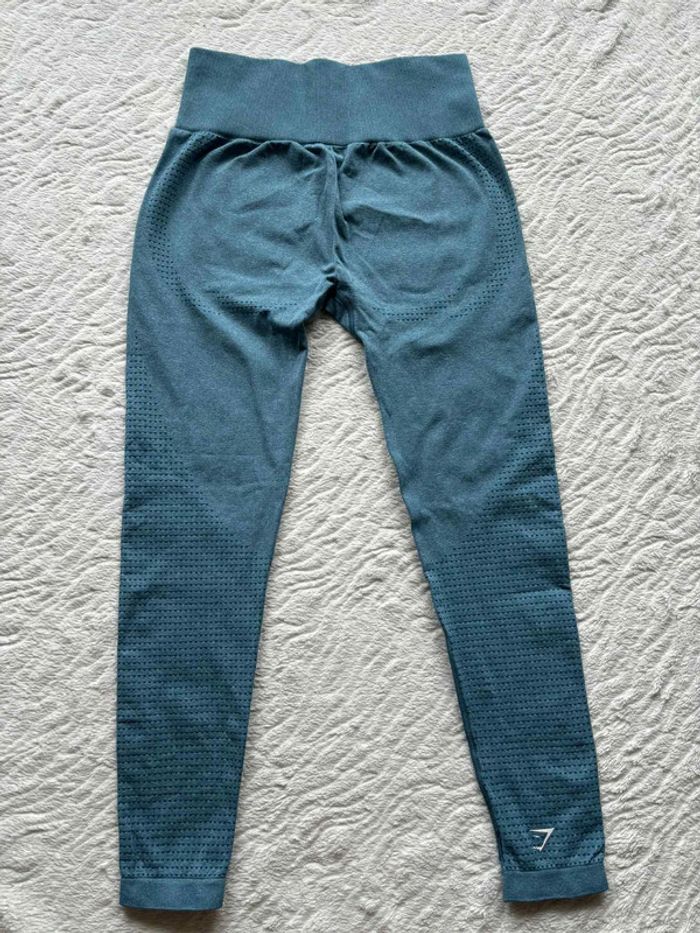 Ensemble Gymshark Vital Seamless – Brassière Legging taille haute Bleu Turquoise M/38– Comme Neuf - photo numéro 15