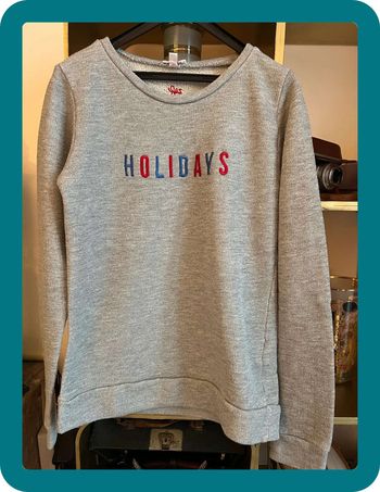 Sweatshirt Holidays lurex 12 ans - ZEF