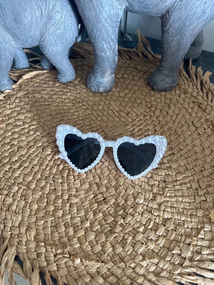 Lunettes de soleil cœur evjf mariage