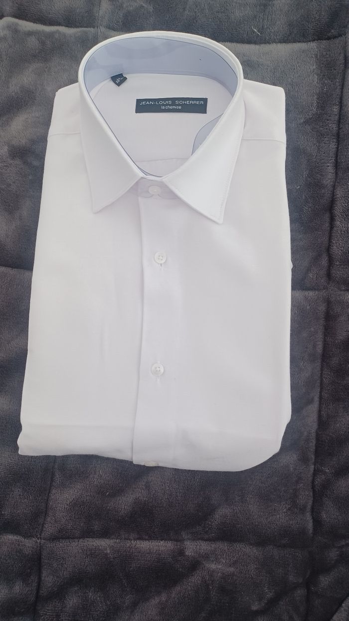 Chemise homme blanche  M 39-40 jean Louis scherrer neuf