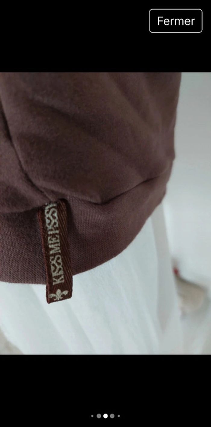 Sweat-shirt à capuche marron
Psssy taille M - photo numéro 5