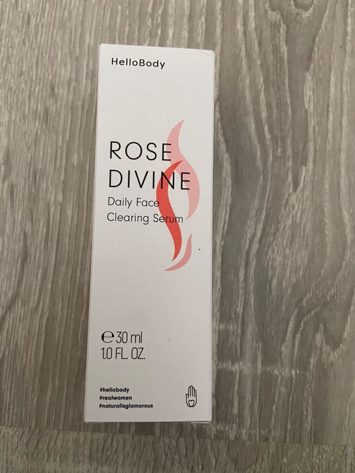 Serum rose divine hello body