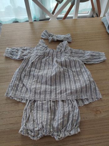 Ensemble vertbaudet été 3/6mois