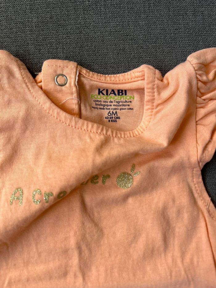 Teeshirt Kiabi à croquer 6 mois - photo numéro 3