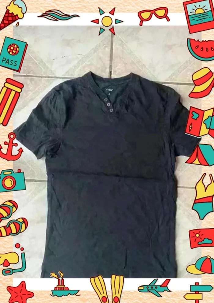 T shirt noir Celio S