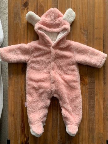 Combinaison fourrure 3 mois