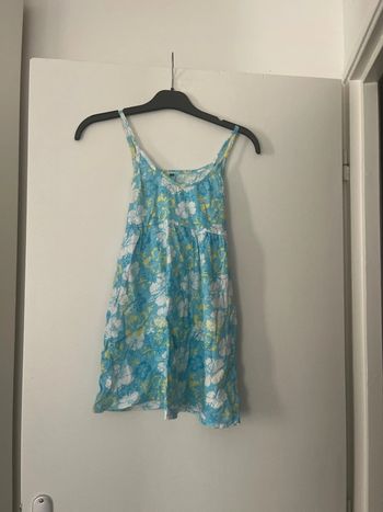 Débardeur caprice de fille bleu et vert