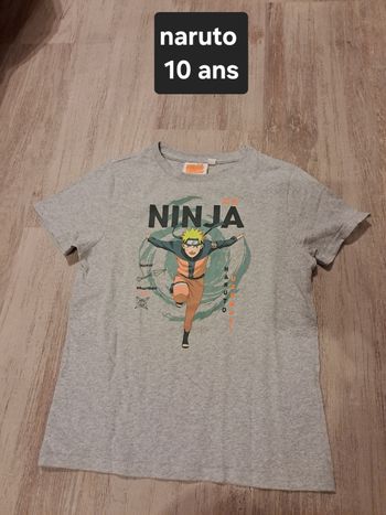 Tee-shirt MC naruto 10 ans 