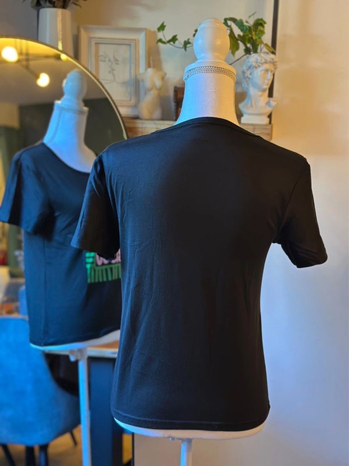 T-shirt imprimé graphique Bisou – Taille XS– Neuf - photo numéro 4