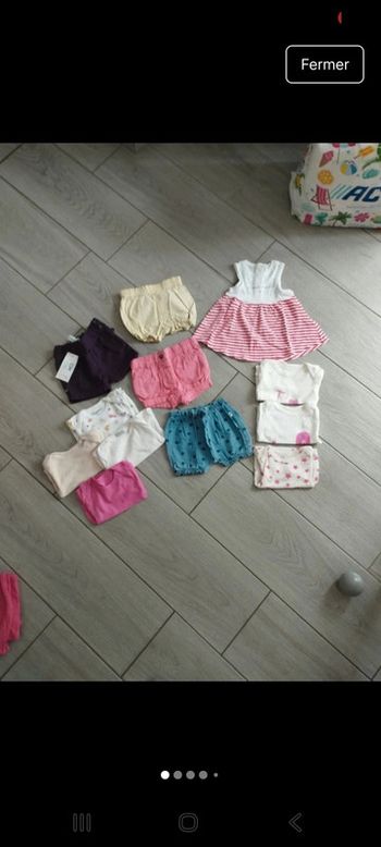 Lot 3 mois fille