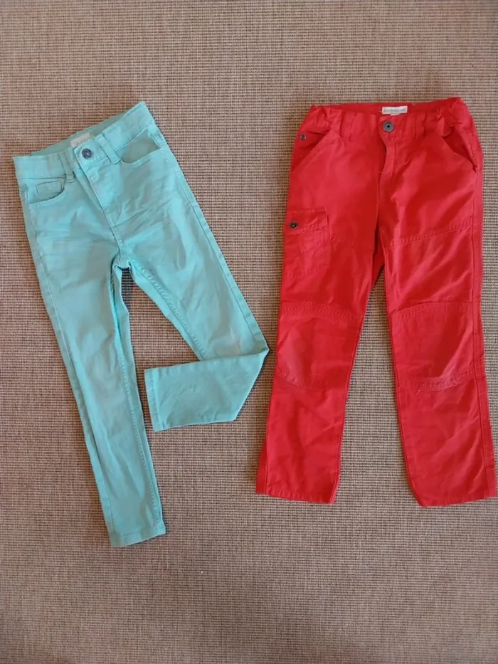 Lot de 2 pantalons 6 ans