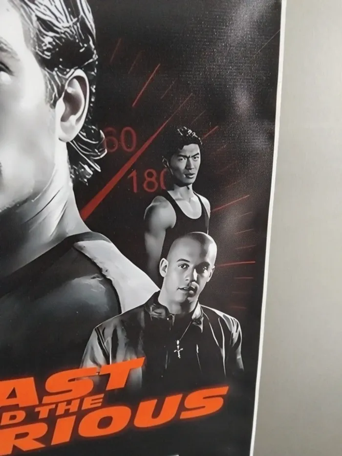 Affiche de film Fast and Furious sur toile - photo numéro 3