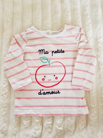 Tee-shirt fille 9 mois