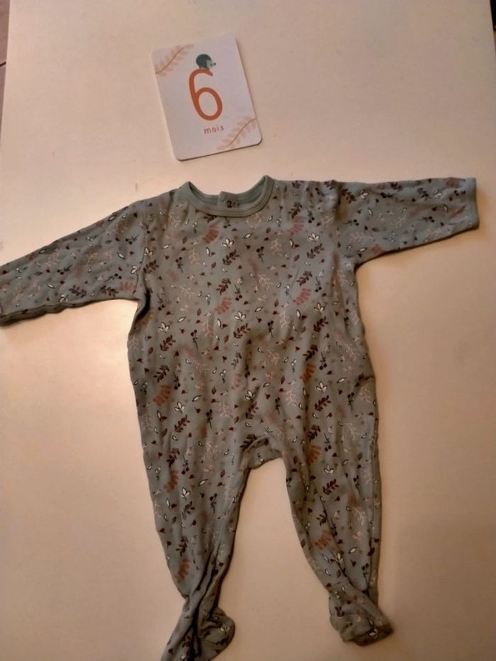 Lot de 2 pyjamas bébé Taille 6 mois - photo numéro 6