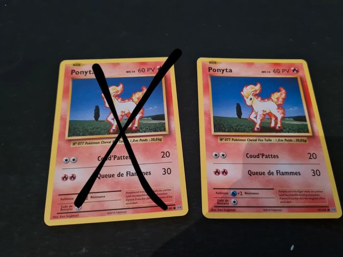 Carte pokémon Ponyta 19/108 - photo numéro 1