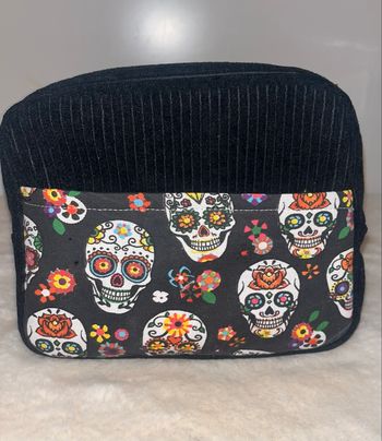 Trousse de toilette tête de mort 