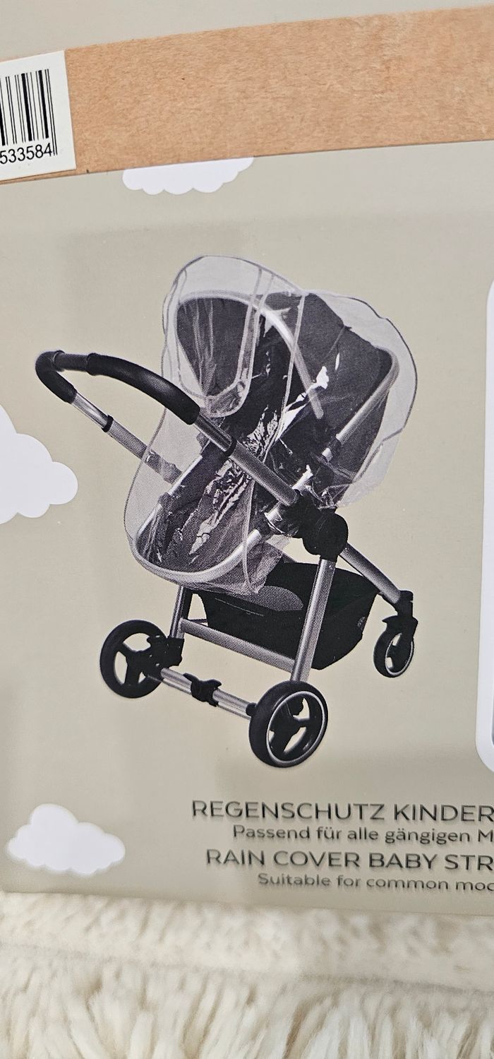 Protection de pluie universelle pour poussette Neuf - photo numéro 2