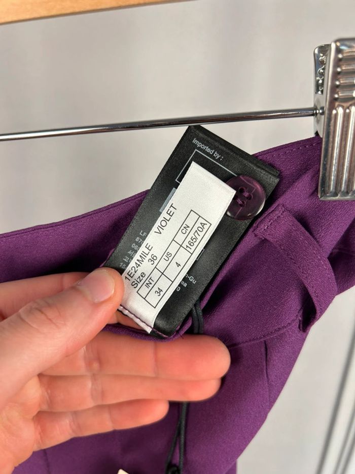 Pantalon large Violet Ba&sh 36 / S neuf - photo numéro 7