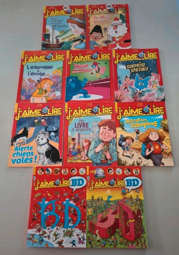 Lot de 10 livres 📚 J'aime Lire (Achat à l'unité possible) - photo numéro 2