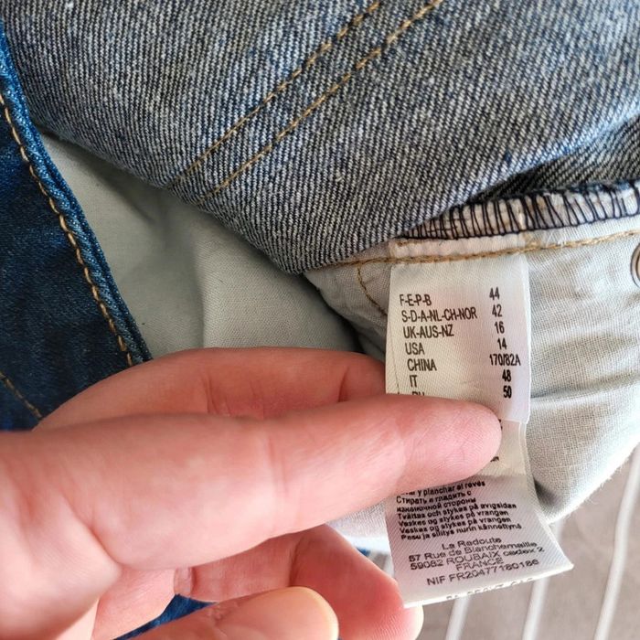 Jean 44 Castaluna taille réglable petites franges au bas - photo numéro 4