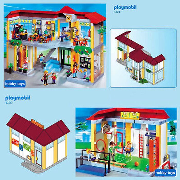GROS LOT : ÉCOLE Réf.4324 - GYMNASE Réf.4323 - BOUTIQUE Réf.4327 - MUSIQUE Réf.4329 "PLAYMOBIL" - n° - photo numéro 9