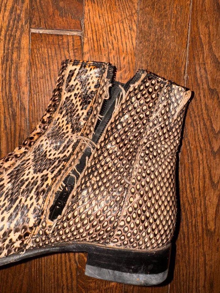 Boots en Cuir Barbara bui Taille 37 Valeur 650 euros - photo numéro 5