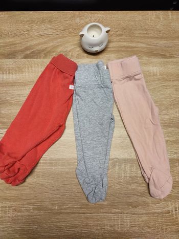 Lot de 3 pantalons avec pied 🌸