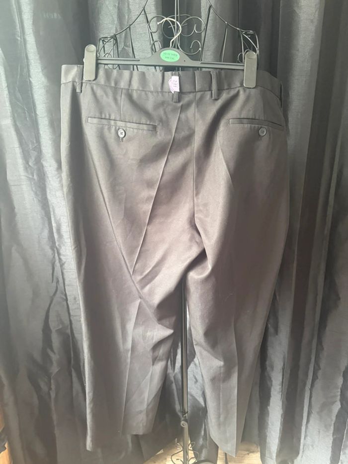 Pantalon de costard noir Kiabi - Taille 50 - photo numéro 2