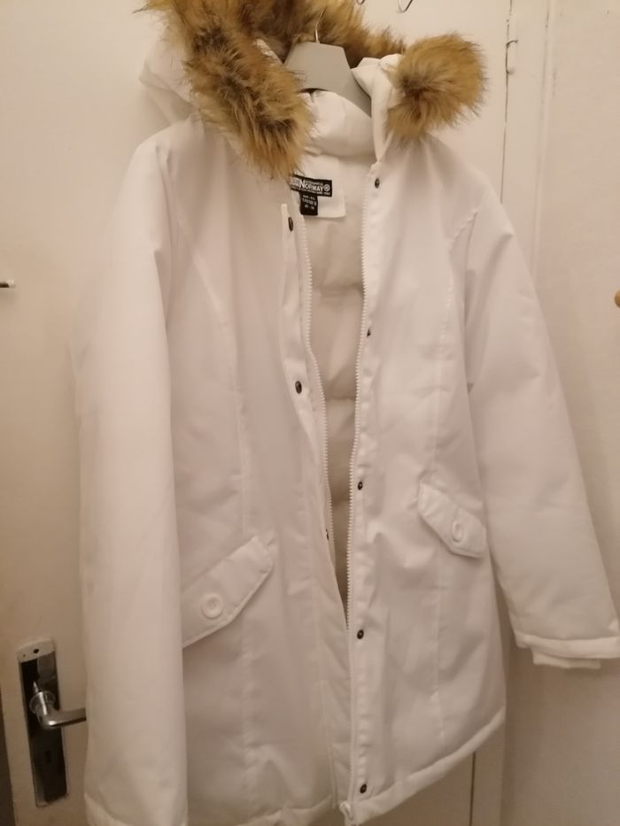 Parka blanche de la marque Geographical Norway - photo numéro 9