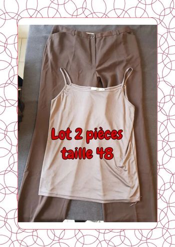 Lot 2 pièces vetements taille 48