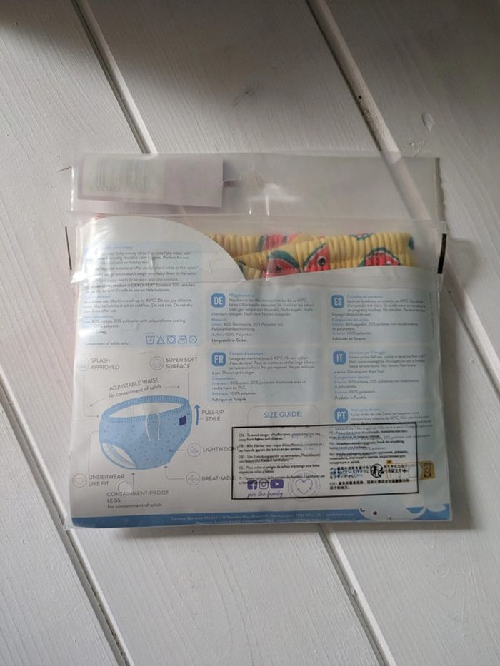 Bambino Mio couche réutilisable de bain XL melon - photo numéro 2