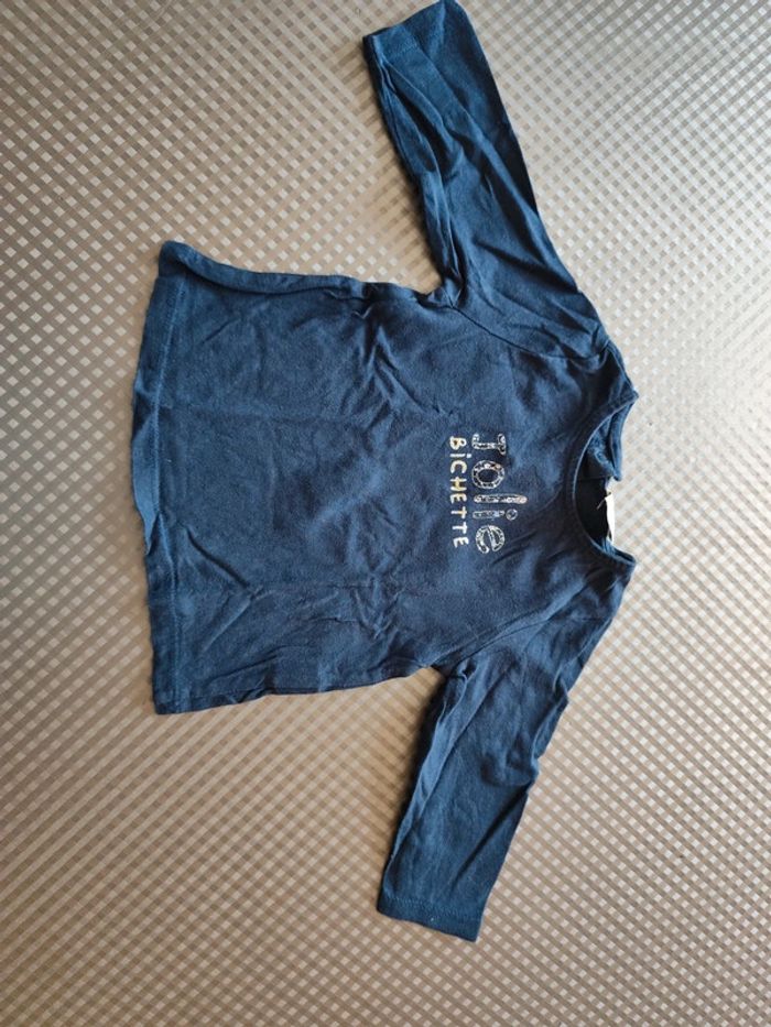 T-shirt manche longue 9 mois tape à l'oeil