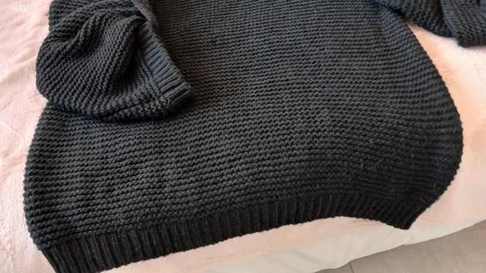 Pull femme OverSize noir - photo numéro 7