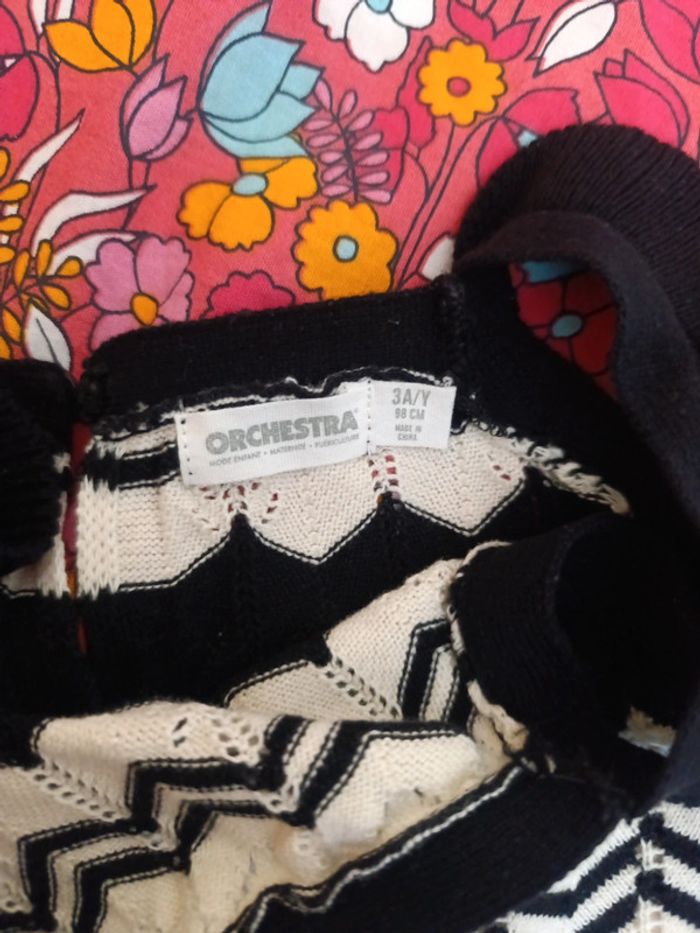 Combishort noir et blanc taille 3 ans - photo numéro 3