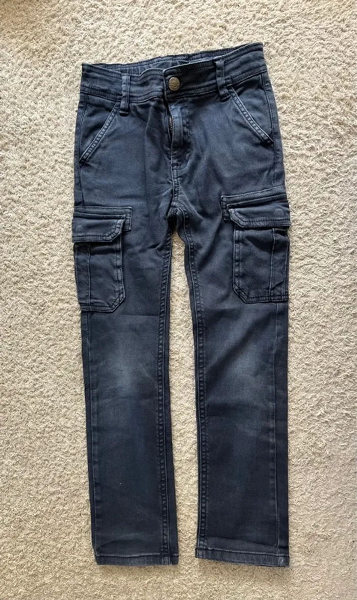 Jean pantalon à poches bleu marque Orchestra taille 6 ans